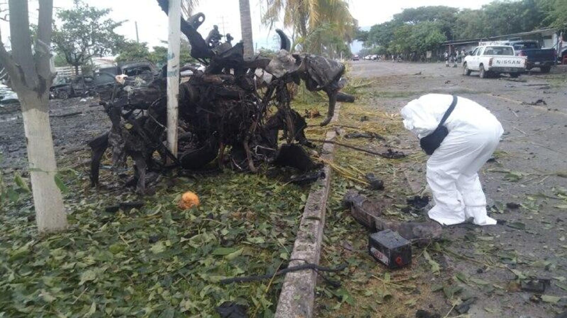 Fallecen tres personas más por la explosión de un automóvil en el estado mexicano de Michoacán Fallecen tres personas más por la explosión de un automóvil en el estado mexicano de Michoacán - Sputnik Mundo, 1920, 07.12.2025