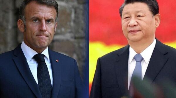 Macron amenaza a China con gravámenes europeos al estilo de EEUU - Sputnik Mundo
