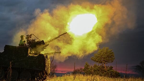 Soldado ruso en la zona de la operación militar especial Soldado ruso en la zona de la operación militar especial - Sputnik Mundo