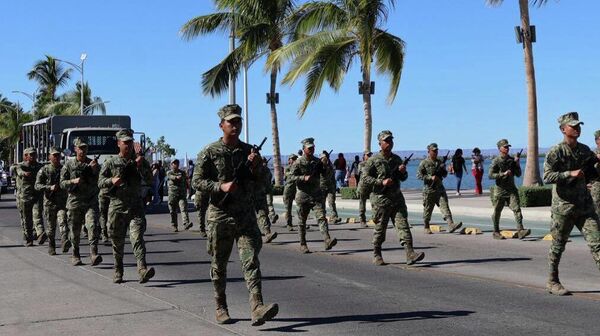 Elementos de la Secretaría de Marina de México - Sputnik Mundo