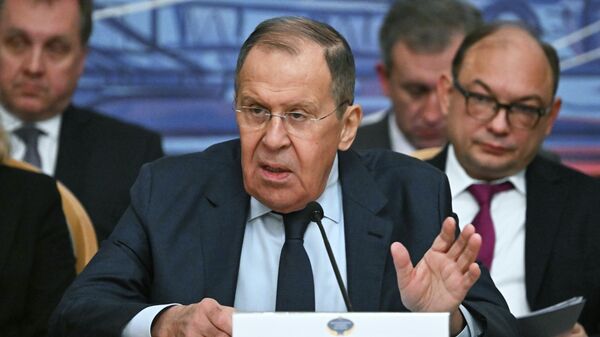 Serguéi Lavrov, el ministro de Exteriores de Rusia - Sputnik Mundo