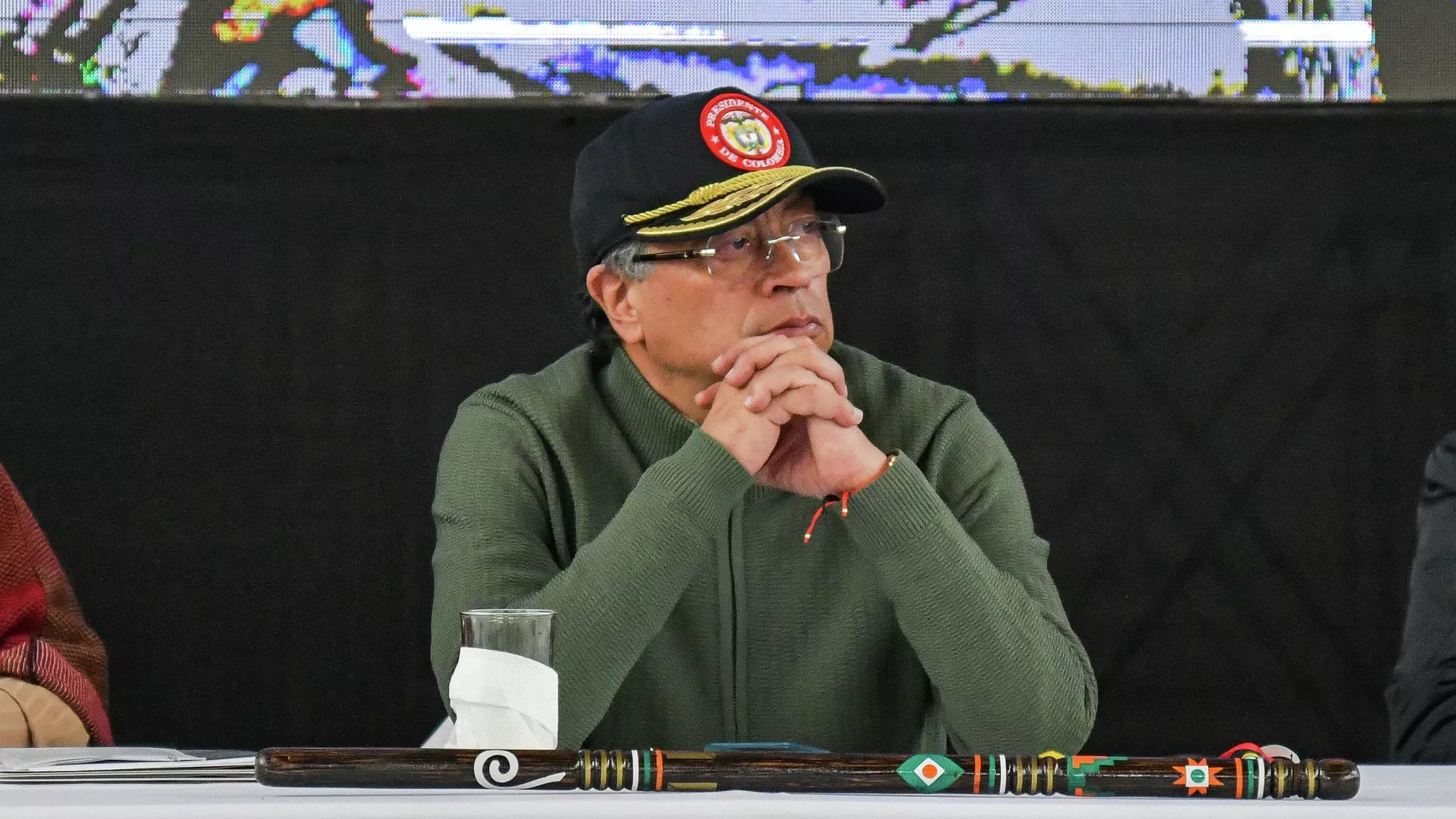Gustavo Petro, presidente colombiano, articipa durante un acto en la ciudad de Pasto Gustavo Petro, presidente colombiano, articipa durante un acto en la ciudad de Pasto - Sputnik Mundo, 1920, 12.12.2025