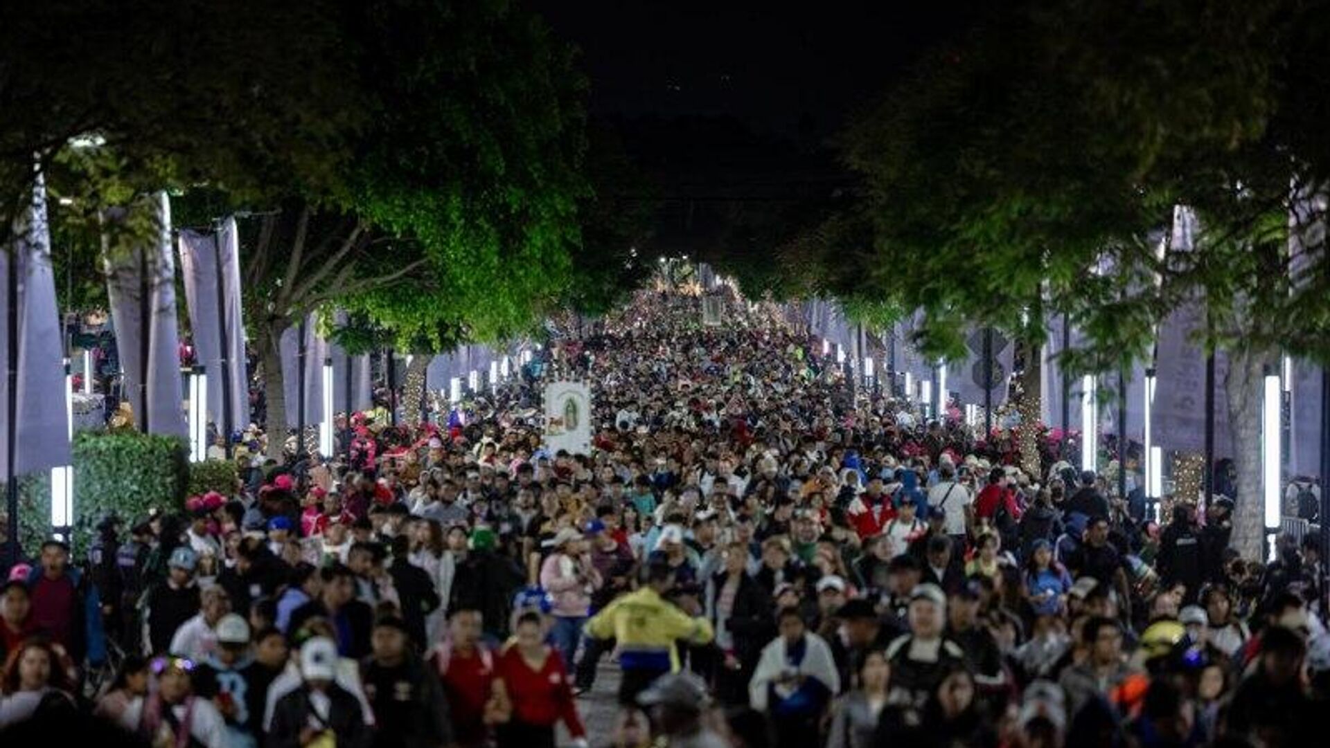 Llegan más de 13 millones de peregrinos a la Basílica de Guadalupe en México, reportan autoridades Llegan más de 13 millones de peregrinos a la Basílica de Guadalupe en México, reportan autoridades - Sputnik Mundo, 1920, 12.12.2025