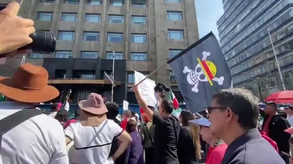 🪧 La marcha de la Generación Z no alcanza a llegar al Zócalo de la Ciudad de México - Sputnik Mundo