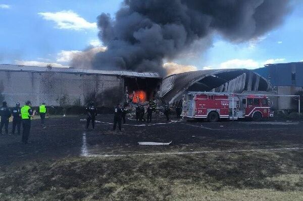 ‼ Una avioneta se desploma en la ciudad mexicana de Toluca - Sputnik Mundo