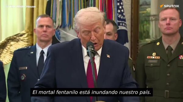 El presidente de EEUU, Donald Trump, informó que firmará una orden ejecutiva para elevar, bajo designación gubernamental, el nivel de peligro del fentanilo, opioide sintético que ha provocado la muerte de más de 100 - Sputnik Mundo