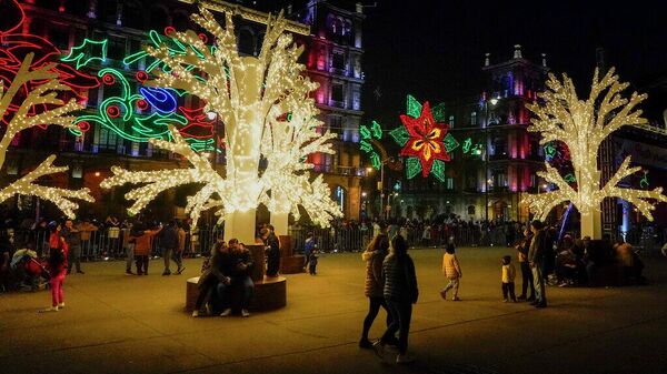 Iluminación de Navidad en la Ciudad de México - Sputnik Mundo