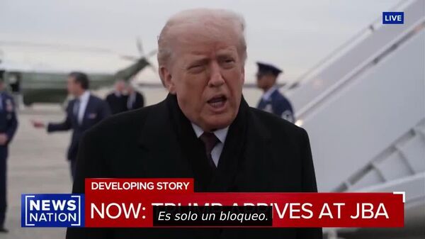 El presidente de EEUU, Donald Trump, afirmó que el país sudamericano tomó ilegalmente el petróleo que, según él, es propiedad de Washington, razón por la cual, dijo, ordenó un bloqueo contra todos los buques petroleros que entren o salgan de Venezuela - Sputnik Mundo