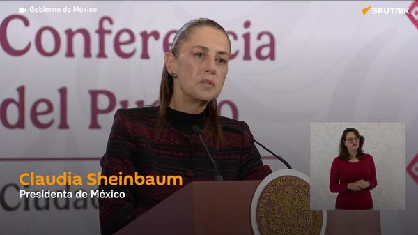 Sheinbaum asegura que la conexión de la inteligencia de México con EEUU no será permanente - Sputnik Mundo