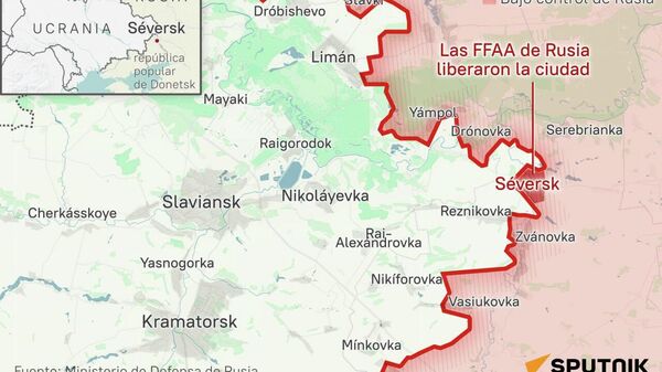 La liberación de Séversk por las FFAA rusas abre la posibilidad de avanzar hacia Slaviansk, otra ciudad importante, declara Putin - Sputnik Mundo