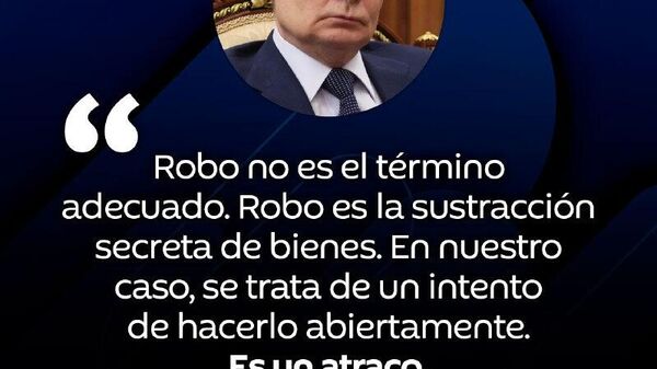 Conceder un crédito a Ucrania con los fondos de Rusia conllevará un aumento de las obligaciones de los países de la UE, que ya se enfrentan a problemas presupuestarios, afirmó el jefe de Estado ruso durante la línea directa, combinada con rueda de prensa - Sputnik Mundo