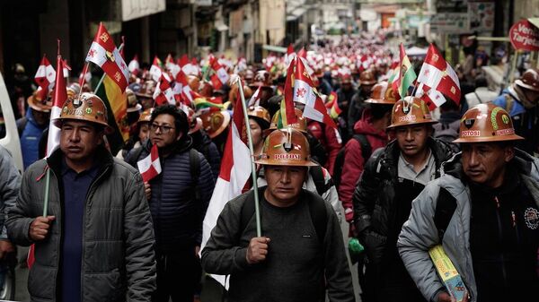 Movilizaciones en Bolivia por el retiro del subsidio al combustible - Sputnik Mundo