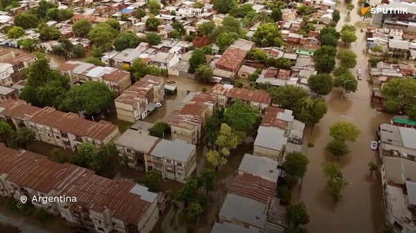 La provincia argentina de Corrientes fue azotada por lluvias no vistas desde hace tres décadas - Sputnik Mundo