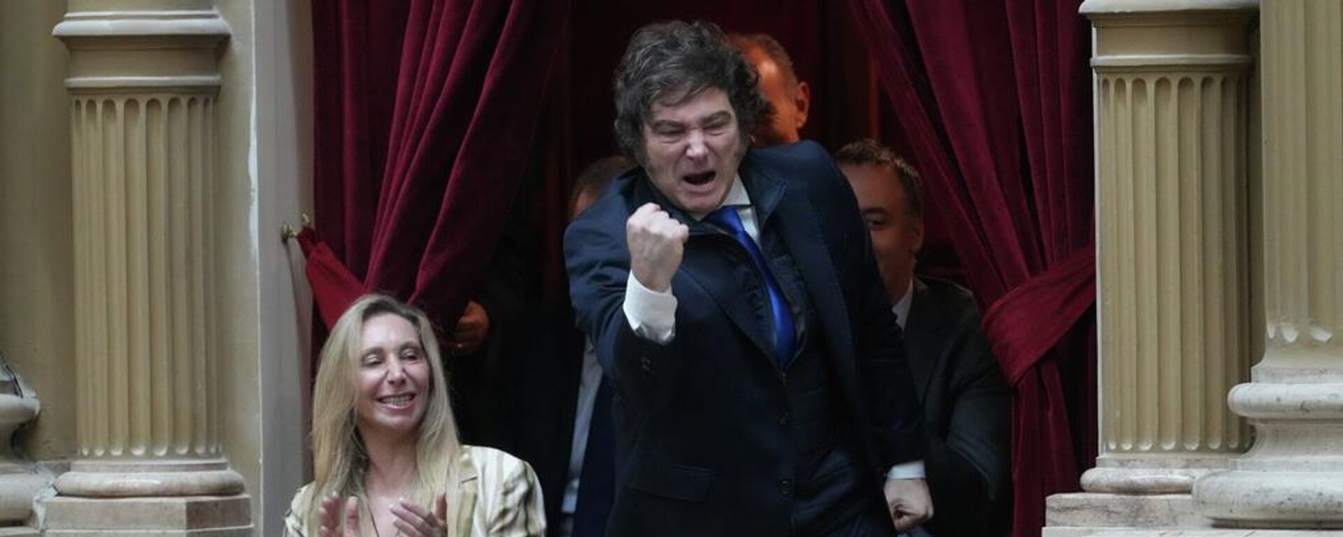 El presidente de Argentina, Javier Milei - Sputnik Mundo, 1920, 24.12.2025