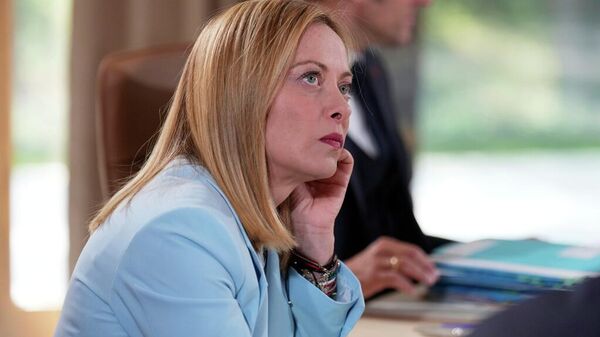 La primera ministra de Italia, Giorgia Meloni - Sputnik Mundo