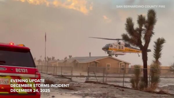 Fuertes lluvias ensombrecen la Navidad en el suroeste de EEUU - Sputnik Mundo