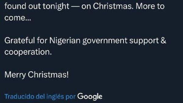 “Más por venir, dice el Pentágono sobre el ataque estadounidense en Nigeria - Sputnik Mundo