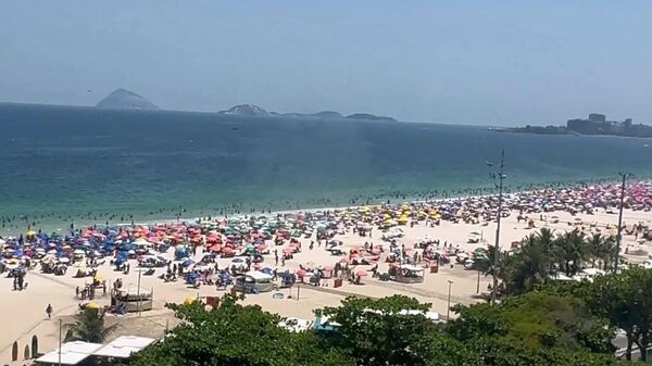 Avión monomotor cae al mar en Copacabana - Sputnik Mundo