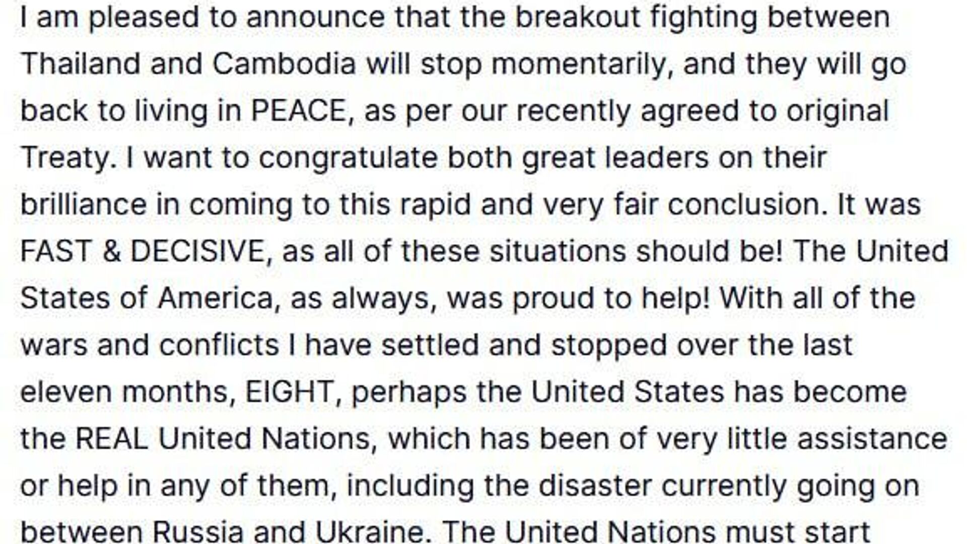 Trump anuncia quién es la verdadera ONU Trump anuncia quién es la verdadera ONU - Sputnik Mundo, 1920, 28.12.2025