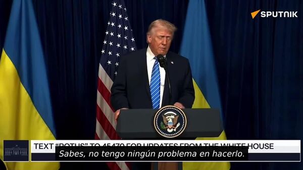 Trump consideraría visitar Ucrania si contribuye a alcanzar un acuerdo - Sputnik Mundo