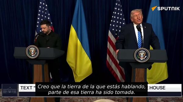 Trump cita la tierra como un tema espinoso en las conversaciones sobre Ucrania - Sputnik Mundo