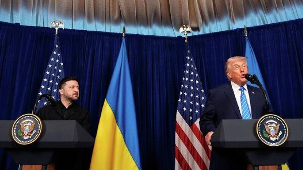 Estas fueron las declaraciones más importantes de Trump tras su reunión con Zelenski en Mar-a-Lago: - Sputnik Mundo
