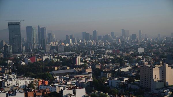 Vista de la Ciudad de México tras el sismo de 6,5 - Sputnik Mundo