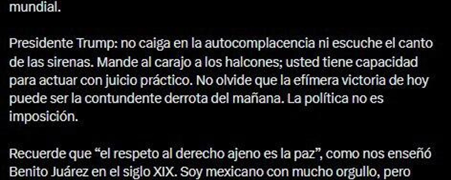 Ni Bolívar ni Lincoln aceptarían que el Gobierno de EEUU actuara como una tiranía mundial: López Obrador - Sputnik Mundo, 1920, 03.01.2026