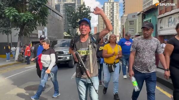 🪧 Así lucen las calles de Caracas en la protesta contra la agresión estadounidense - Sputnik Mundo