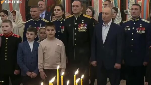 Putin felicita a los cristianos ortodoxos por la Navidad - Sputnik Mundo