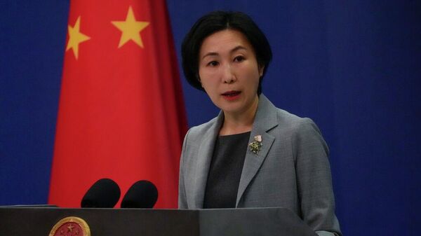 La portavoz del Ministerio de Asuntos Exteriores chino, Mao Ning - Sputnik Mundo