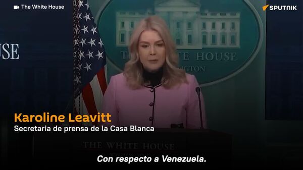 Las decisiones de Venezuela seguirán siendo dictadas por EEUU, afirma la Casa Blanca - Sputnik Mundo