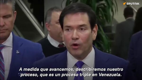 Marco Rubio revela el plan de EEUU para Venezuela en tres fases - Sputnik Mundo