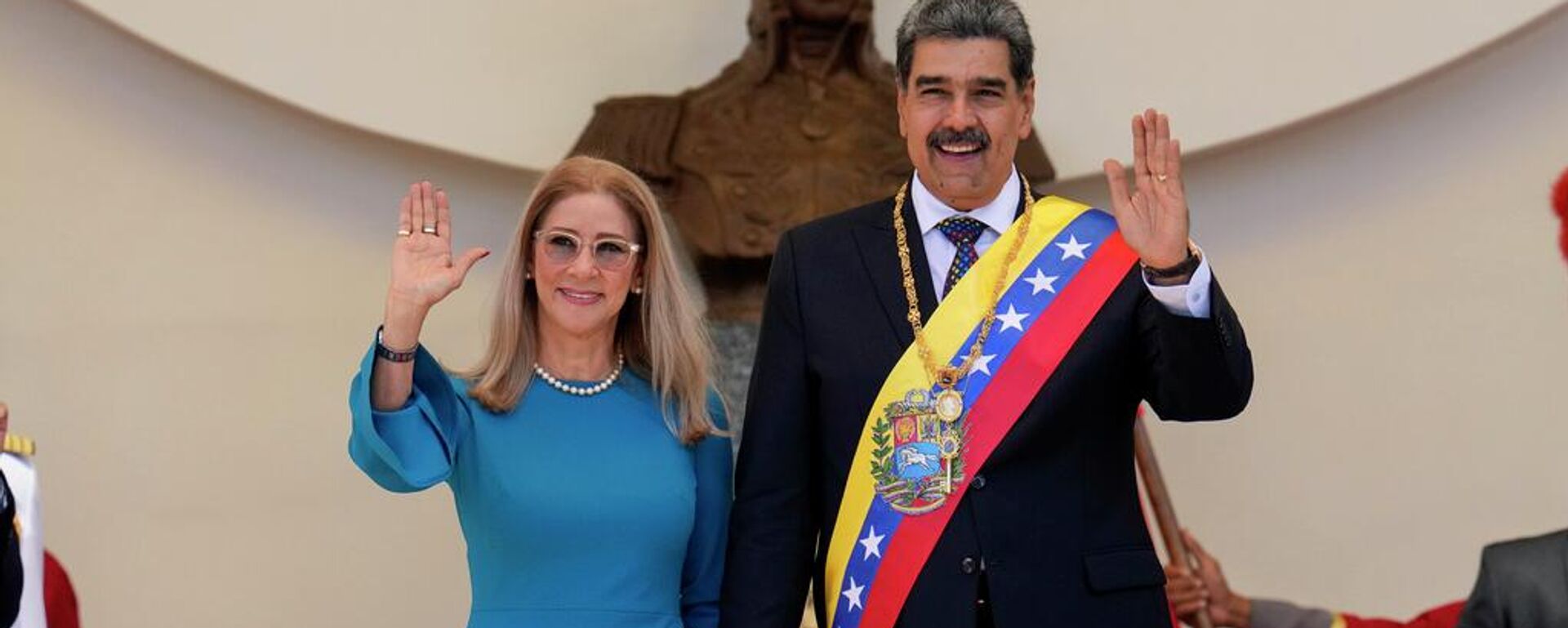 El presidente venezolano, Nicolás Maduro, y su esposa Cilia Flores - Sputnik Mundo, 1920, 17.01.2026