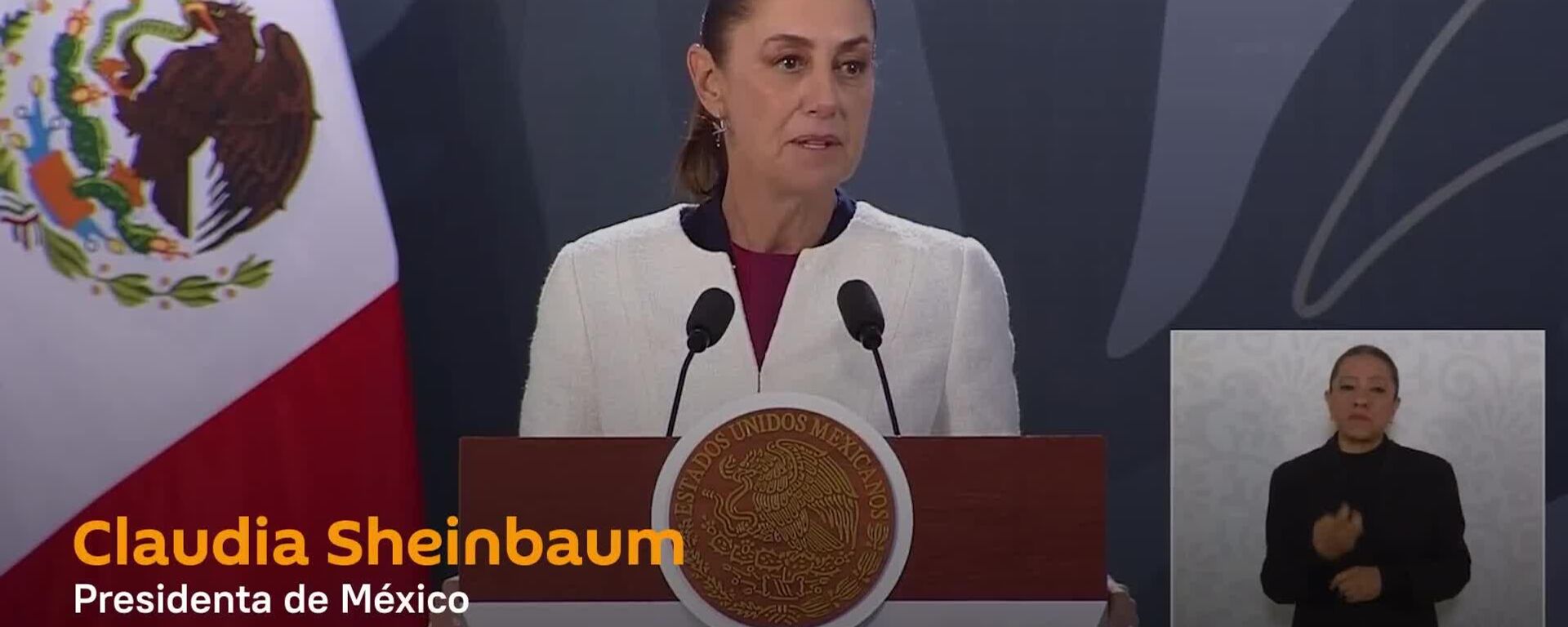 Los homicidios dolosos en México registran la mayor baja desde 2016, informa Sheinbaum - Sputnik Mundo, 1920, 08.01.2026