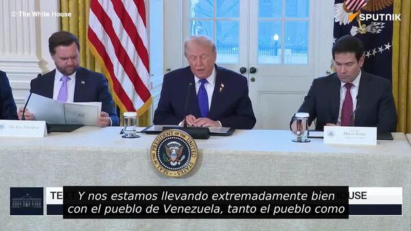 Trump: Nos llevamos extremadamente bien con el pueblo de Venezuela y con quienes gobiernan - Sputnik Mundo