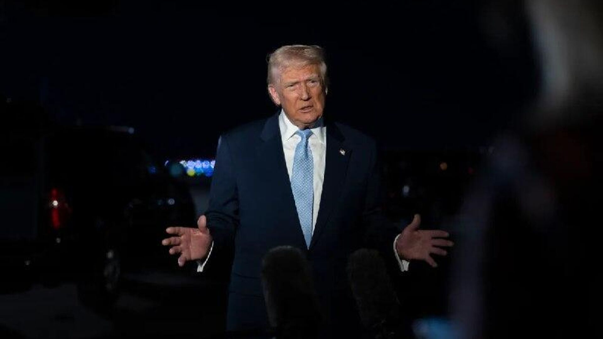 Trump dice que su objetivo en Irán es obtener la victoria Trump dice que su objetivo en Irán es obtener la victoria - Sputnik Mundo, 1920, 13.01.2026