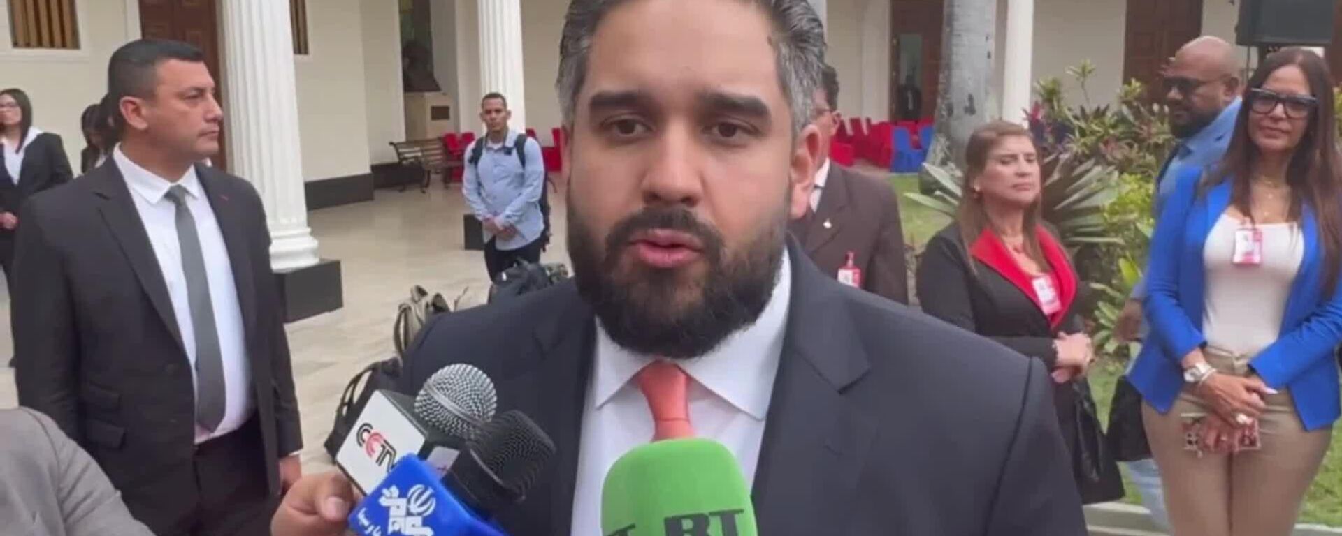 Venezuela desea formar parte del nuevo orden encabezado por los BRICS, dice el diputado Nicolás Maduro Guerra - Sputnik Mundo, 1920, 15.01.2026