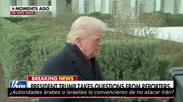 Trump descarta presión para detener un posible ataque contra Irán - Sputnik Mundo