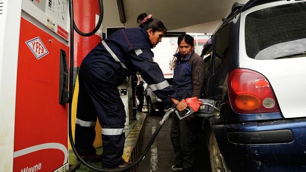 Gasolinera en Bolivia - Sputnik Mundo