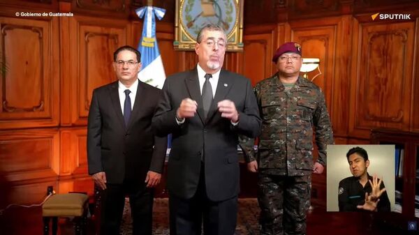Presidente de Guatemala decreta estado de sitio en todo el país ante los recientes hechos de violencia - Sputnik Mundo