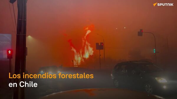 Crece la cifra de fallecidos por los incendios en Chile - Sputnik Mundo