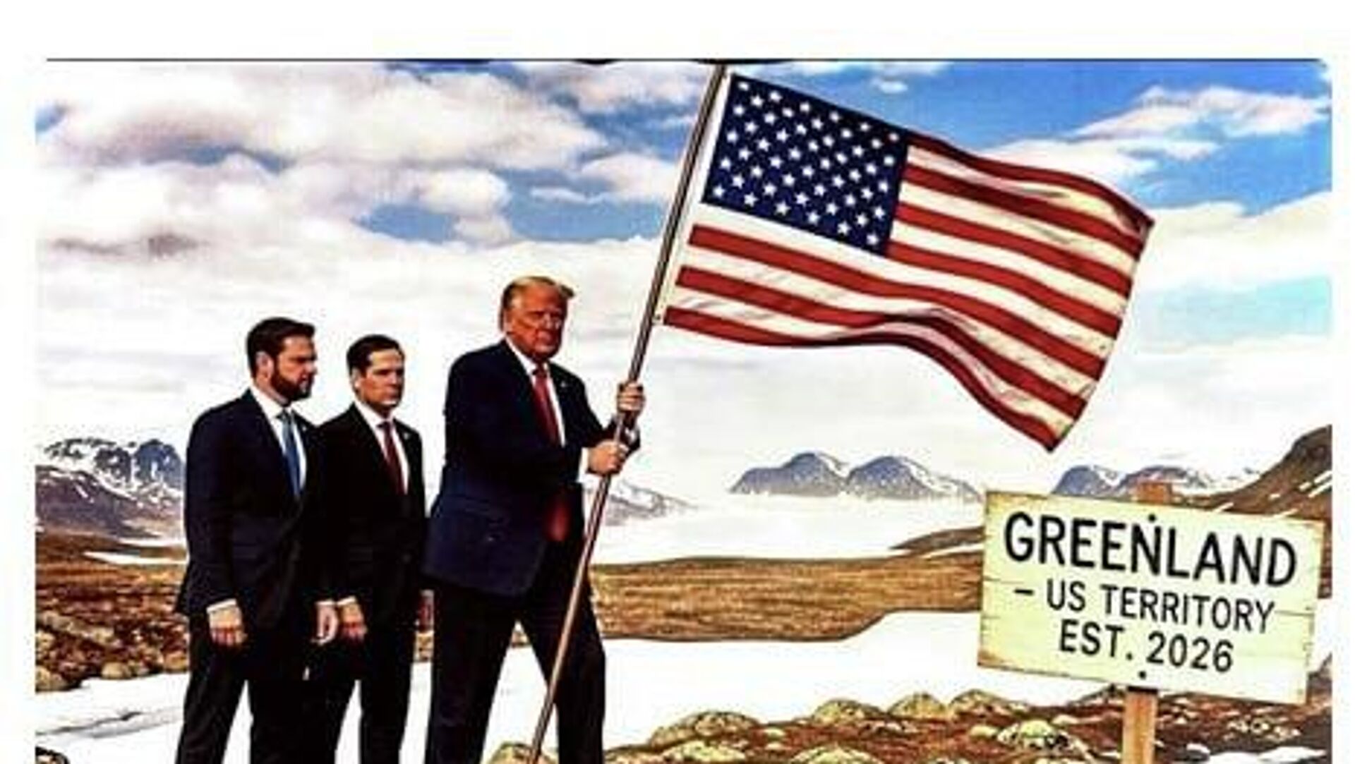 Venezuela, Groenlandia y Canadá bajo la bandera de EEUU en las publicaciones de Trump Venezuela, Groenlandia y Canadá bajo la bandera de EEUU en las publicaciones de Trump - Sputnik Mundo, 1920, 20.01.2026