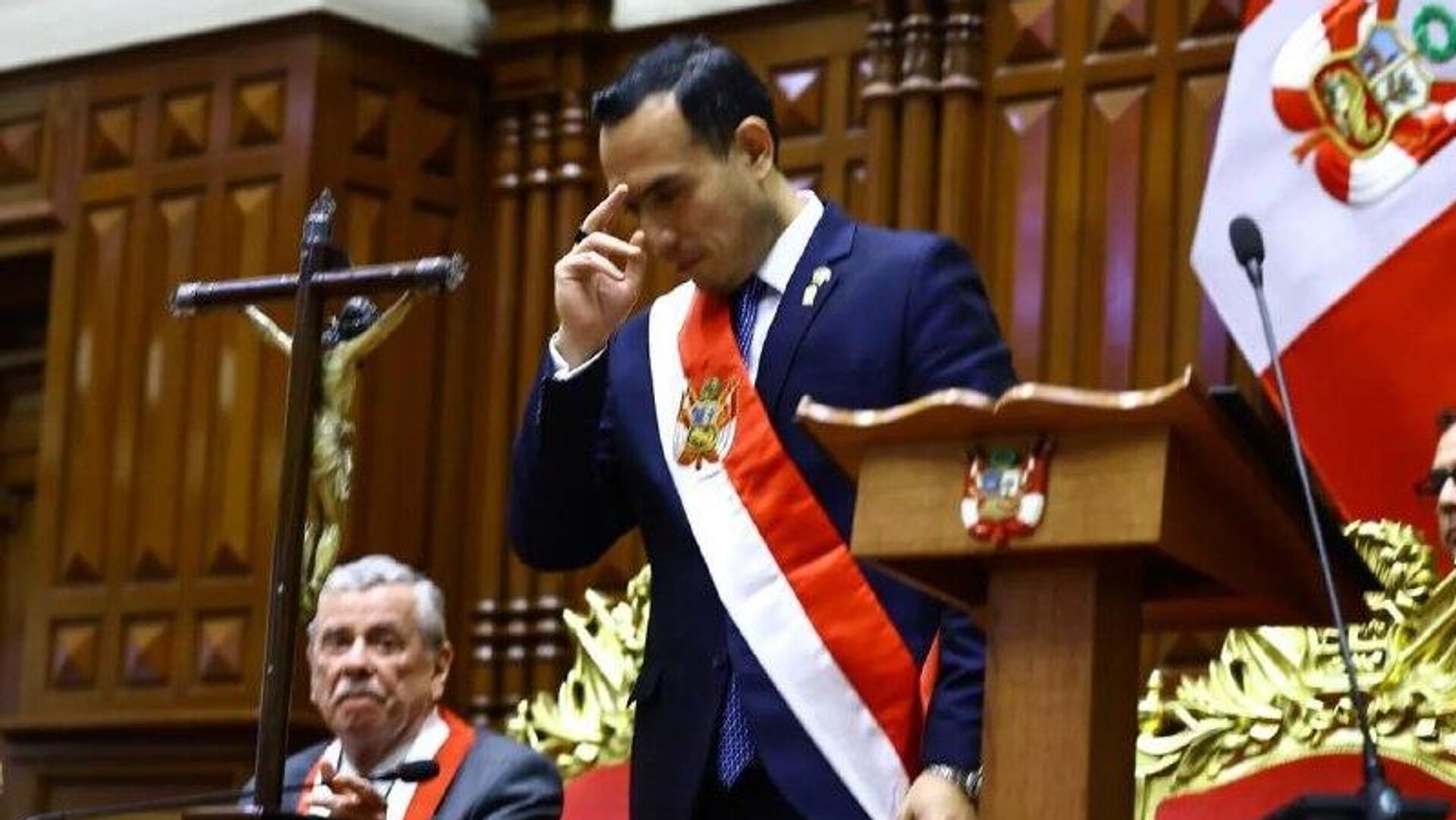 Reuniones secretas empujan al presidente de Perú a una crisis a sus 100 días de Gobierno Reuniones secretas empujan al presidente de Perú a una crisis a sus 100 días de Gobierno - Sputnik Mundo, 1920, 21.01.2026