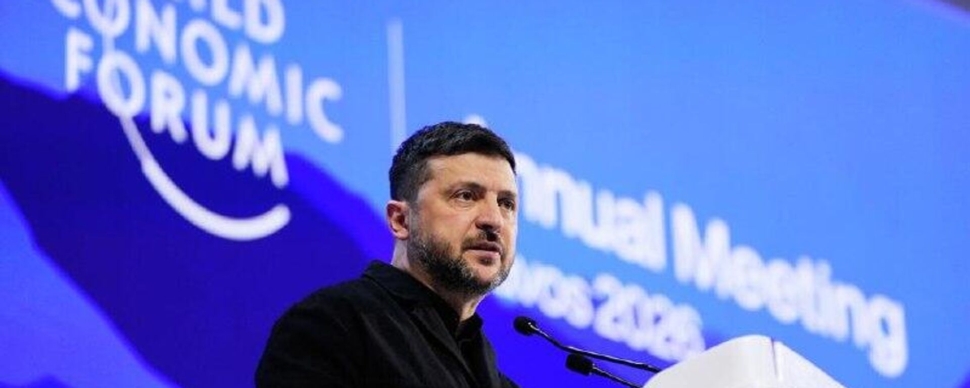 Zelenski intentó humillar a Europa y a Trump en Davos, observa un experto - Sputnik Mundo, 1920, 23.01.2026