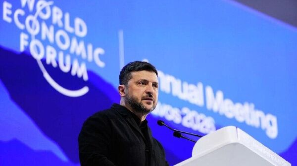 Zelenski intentó humillar a Europa y a Trump en Davos, observa un experto - Sputnik Mundo