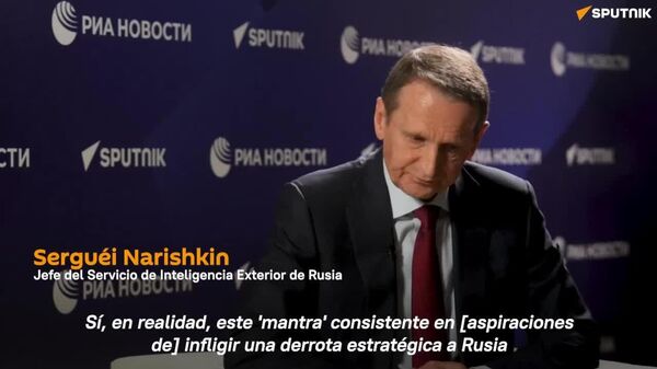 Círculos rusófobos en Europa no abandonan sus planes de infligir una derrota estratégica a Moscú, advierte el jefe de la inteligencia Círculos rusófobos en Europa no abandonan sus planes de infligir una derrota estratégica a Moscú, advierte el jefe de la inteligencia - Sputnik Mundo