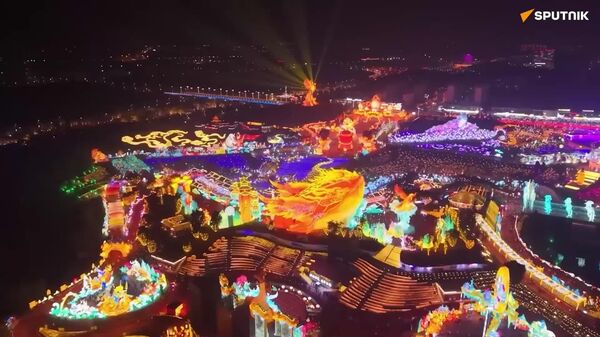 Miles de luces: China se prepara para el Año Nuevo - Sputnik Mundo