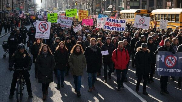🪧 Alistan protestas contra los operativos de ICE a lo largo de EEUU - Sputnik Mundo