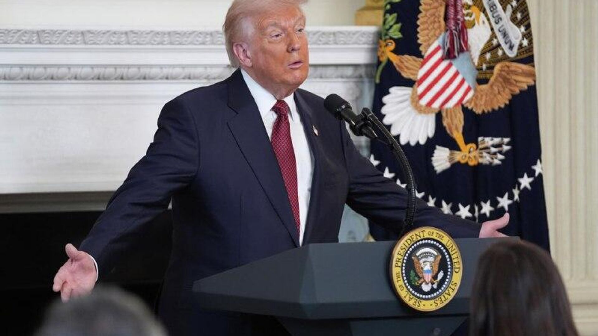 🪙 No puede haber cambios, dice Trump sobre el proyecto de ley para el financiamiento del Gobierno 🪙 No puede haber cambios, dice Trump sobre el proyecto de ley para el financiamiento del Gobierno - Sputnik Mundo, 1920, 02.02.2026